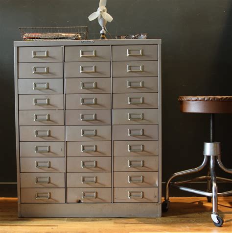 vintage metal storage cabinet